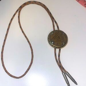 Vintage Telephone Pioneers of America Bolo Tie